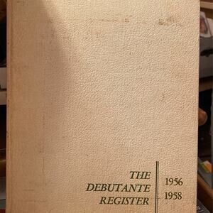 The Debutante Register 1956 1958 by Society Associates Rare First Edition: